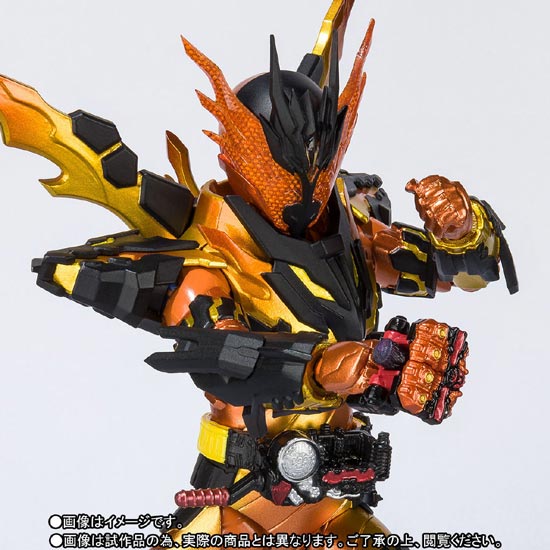 shf岩浆龙手办 假面骑士cross-z magma熔岩爆发