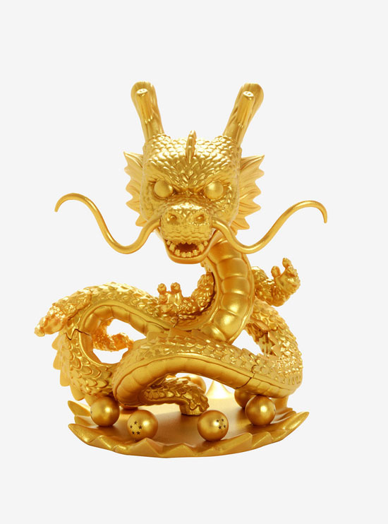 《七龙珠》中登场的金色涂装版神龙,比先前推出的普通配色版神龙看