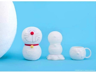 你见过全白的叮当猫吗? 冬季特别款哆啦a梦由蓝变白