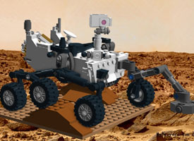 NASA上阵:好奇号火星车乐高玩具即将上市