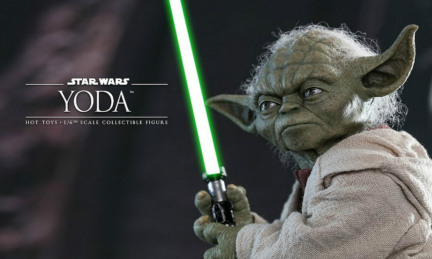 Hot Toys《星球大战2》尤达 Yoda 1/6 比例人偶作品