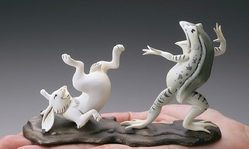 海洋堂《美术作品立体图鉴》「鸟兽戏画」精彩跃出绘卷