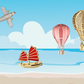 浑身上下散发着旅行感,戴着Travel Charms去放飞自我吧!