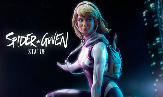 Sideshow Collectibles 蜘蛛宇宙系列【女蜘蛛侠格温·史黛西】1/5 全身雕像作品