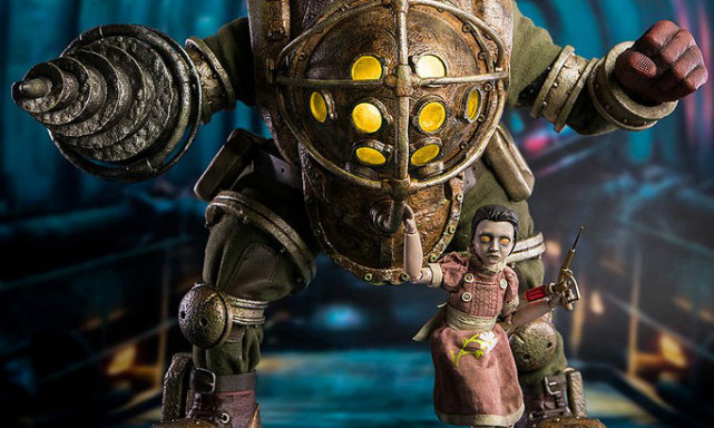 threezero 生化奇兵【大老爹＆小妹妹】 1/6 比例人偶作品
