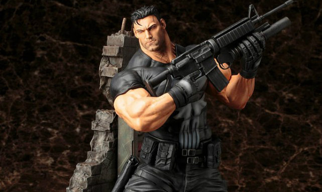 寿屋《惩罚者》雕像 Marvel Comics The Punisher Fine Art Statue