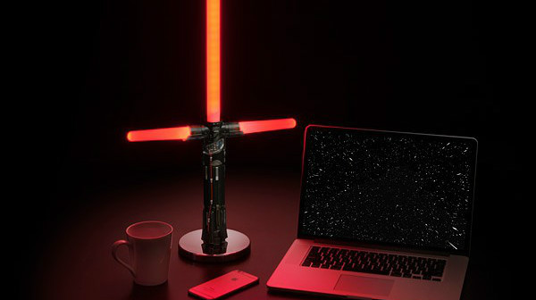 ThinkGeek《星球大战》桌上型光剑灯 Star Wars Desktop Lightsaber Lamp