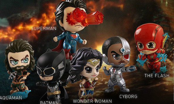Hot Toys 《正义联盟》Justice League Cosbaby Collectible Set