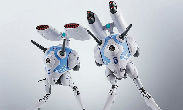 Hi-METAL R 《超时空要塞》「双足战斗机械体 导弹类型」 两体共同贩售