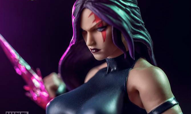 Iron Studios X 战警【灵蝶】Psylocke 1/10 比例全身雕像作品