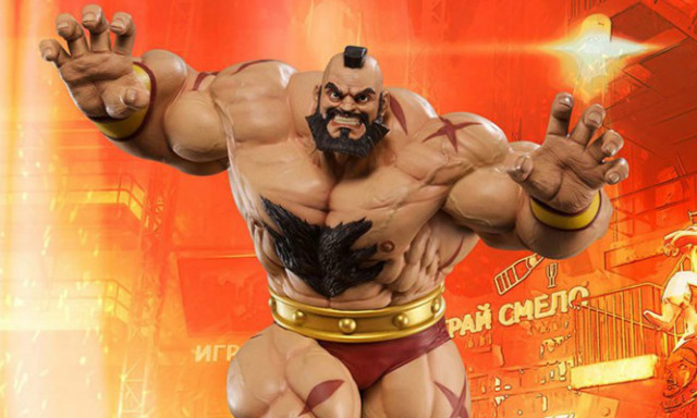 Pop Culture Shock 街头霸王V【桑吉尔夫】Zangief 1/4 比例雕像作品