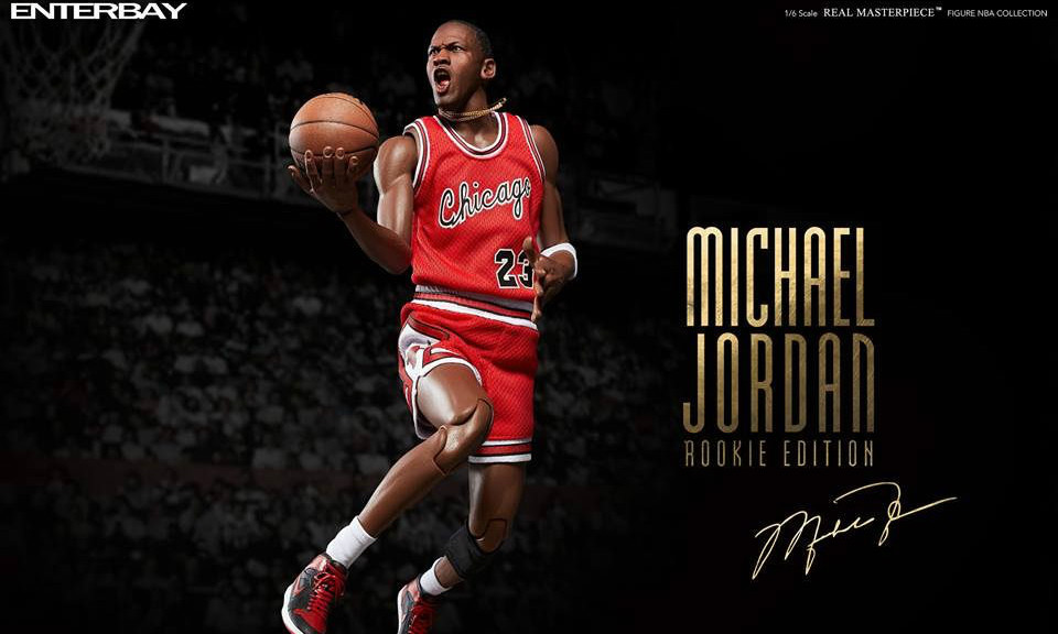 ENTERBAY【迈克尔.乔丹菜鸟版】Michael Jordan Rookie Ver. 1/6 比例人偶作品