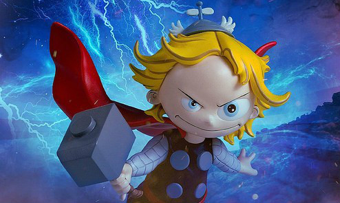 Gentle Giant【雷神索尔】Thor Animated Statue 全身雕像作品