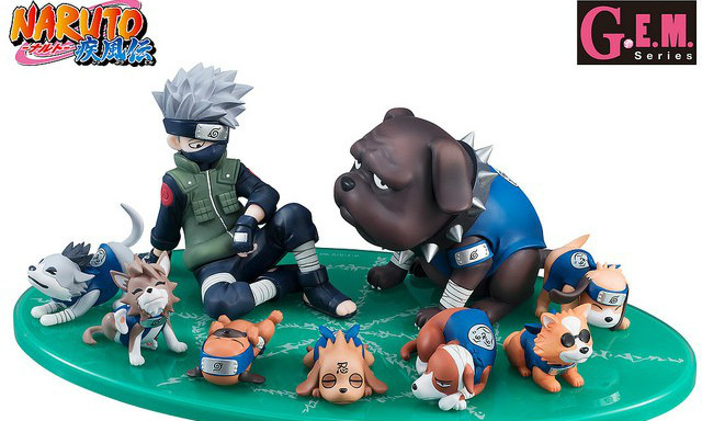 Megahouse G.E.M.外传 《火影忍者疾风传》旗木卡卡西与忍犬们
