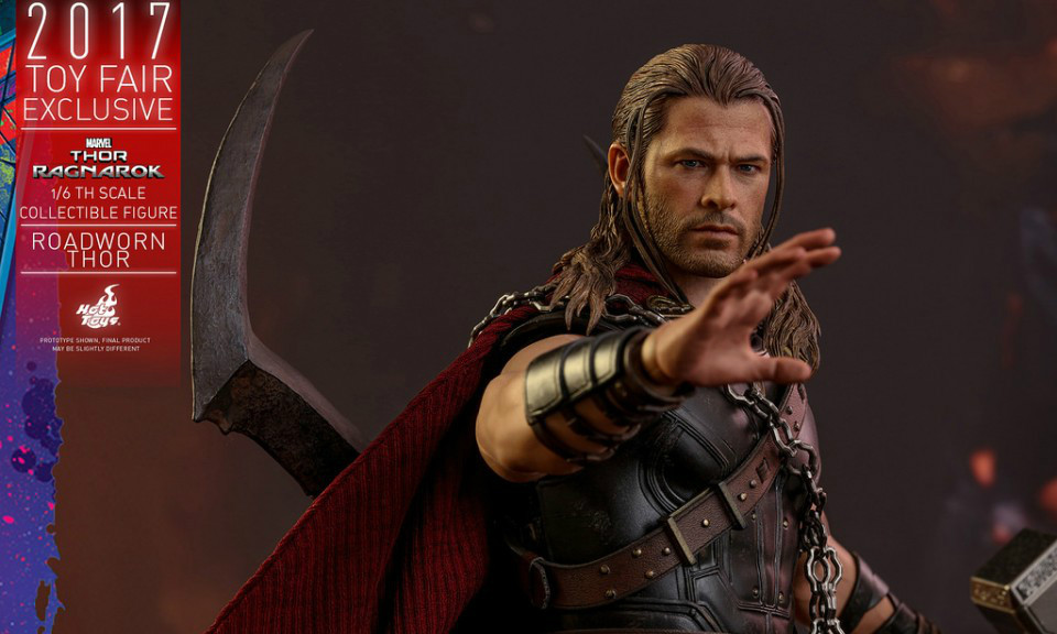 Hot Toys《雷神索尔3:诸神黄昏》1/6 浪人索尔 可动人偶作品