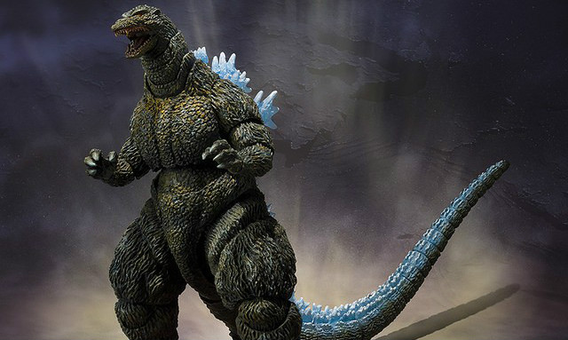 万代 S.H.MonsterArts《哥斯拉vs机械哥斯拉》哥斯拉 (生頼范义海报Ver.)