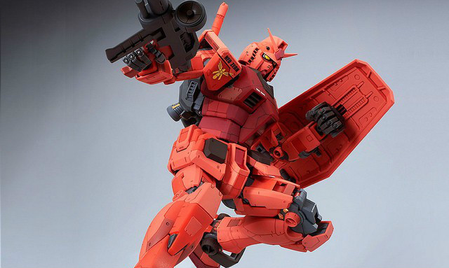万代魂限 MG 1/100 RX-78/C.A. 卡斯巴尔专用高达 Ver. 3.0