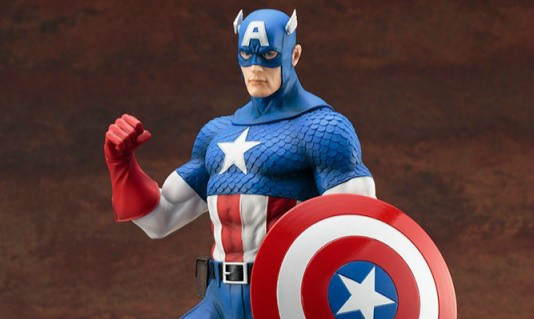 寿屋 ARTFX+ MARVEL UNIVERSE 【美国队长】 Captain America 1/6 全身雕像作品