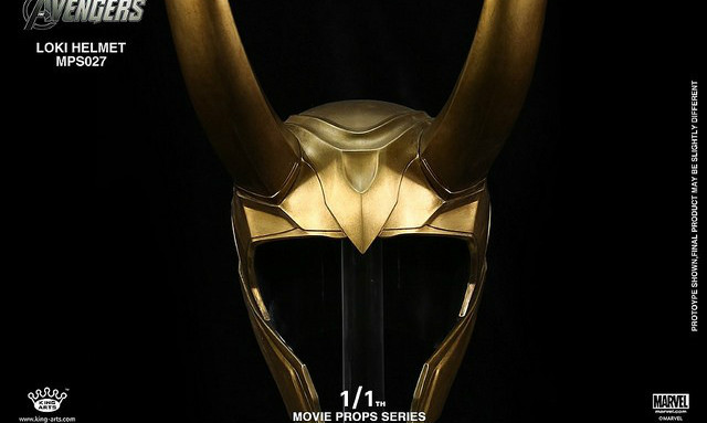 King Arts - 1/1电影道具系列 洛基 头盔(Loki Helmet)