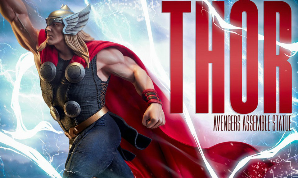 Sideshow Collectibles【雷神索尔】Avengers Assemble Thor 1/5 全身雕像作品