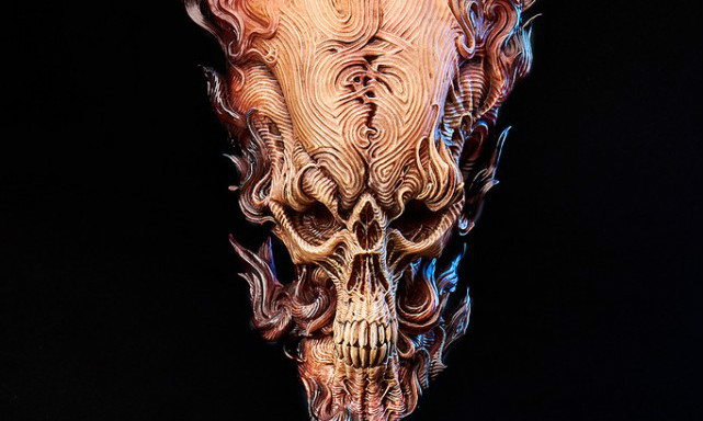 ECC - 【火焰骷髅 Fire Skull】by Akihito