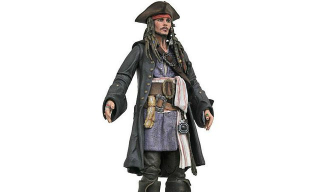 Diamond Select Toys《加勒比海盗：死无对证》杰克·斯帕罗 可动人偶