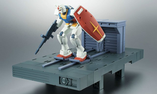 万代 ROBOT魂 白色基地 弹射甲板 ver. A.N.I.M.E.