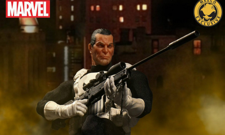 MEZCO – ONE:12 COLLECTIVE 系列【惩罚者:弗兰克.卡斯特】1/12 人偶作品