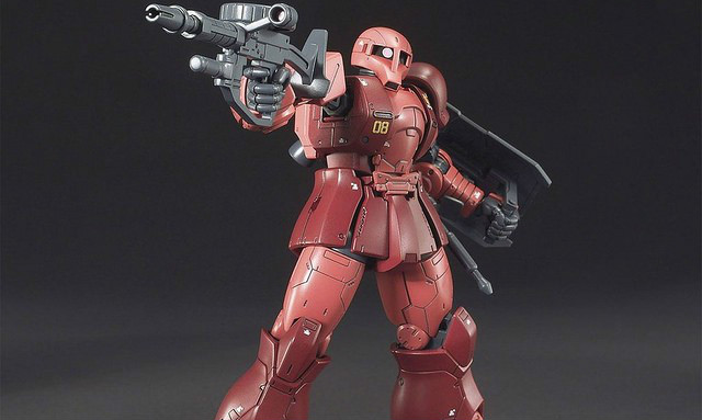 HG 1/144 《机动战士高达 THE ORIGIN》扎古I(夏亚·阿兹纳布尔机)