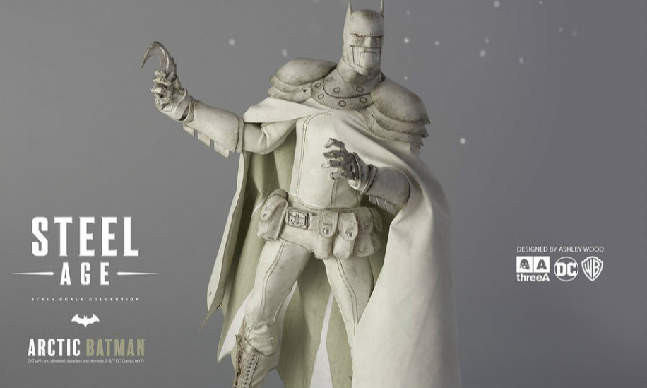 threeA DC Comics 系列【钢铁世代:极地蝙蝠侠】 1/6 人偶作品