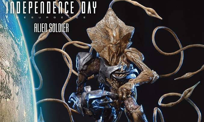 Prime 1 Studio【ID4 星际重生：外星人战士】Alien Soldier 1/4 超巨大全身雕像