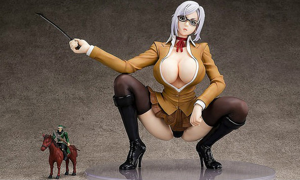 GENCO《监狱学园》里学生会副会长 白木芽衣子&关羽可动人偶 1/6 FIGURE
