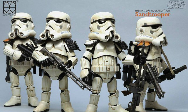 HEROCROSS【星球大战:帝国沙漠兵】Sand trooper HMF#019C & HMF#019S