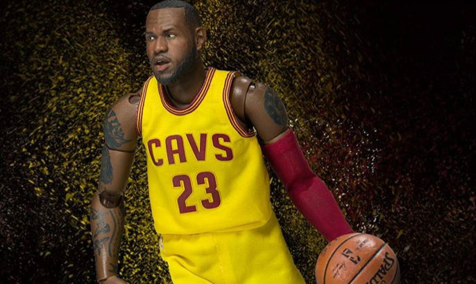 ENTERBAY – NBA 系列【勒布朗.詹姆斯】 LeBron James 1/9 人偶作品
