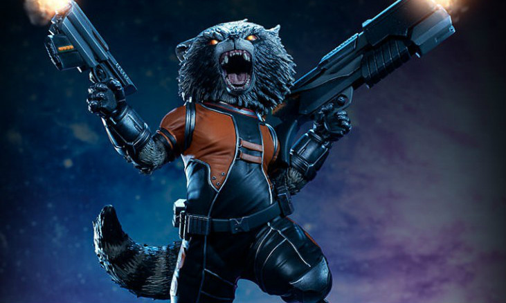 Sideshow Collectibles【银河护卫队:火箭浣熊】Rocket Raccoon 1/4 全身雕像