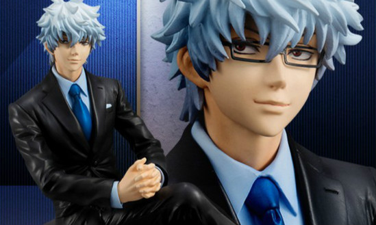 Megahouse G.E.M.《银魂》坂田银时 西装ver. 更正,附赠眼镜ver.