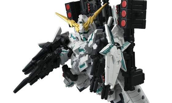 万代《机动战士高达》MOBILE SUIT ENSEMBLE EX01 全武装独角兽高达