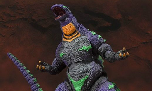 万代 S.H.MonsterArts 哥斯拉 feat.EVA-01