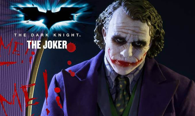 Prime 1 Studio《蝙蝠侠黑暗骑士》小丑 The Joker 1/2 全身雕像