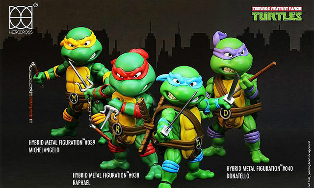 HEROCROSS Hybrid Metal  忍者神龟系列 Teenage Mutant Ninja Turtles