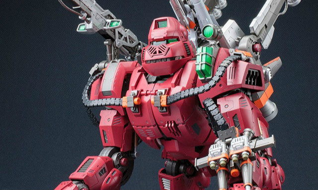 HMM 《洛伊德ZOIDS》格斗金刚 Iron Kong 【对抗师团式样】红色版