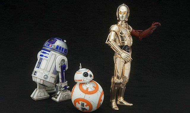ARTFX+ 《星球大战:原力觉醒》R2-D2 & C-3PO with BB-8