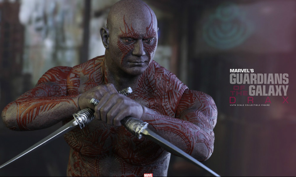 Hot Toys《银河护卫队》毁灭者：德拉克斯 Drax 1/6 人偶作品