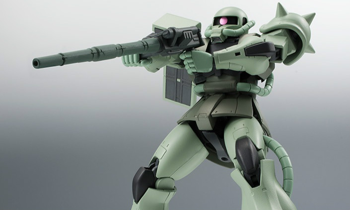 万代 ROBOT魂〈SIDE MS〉MS-06 量产型扎古 ver. A.N.I.M.E.