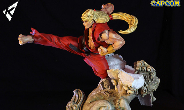 Kinetiquettes【街头霸王:肯】Ken Masters 1/6 兄弟之战雕像系列