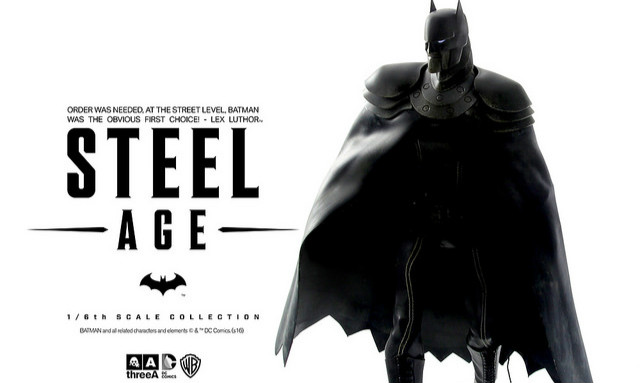 threeA – DC 漫画系列【钢铁世代:蝙蝠侠】Steel Age Batman 1/6 人偶作品
