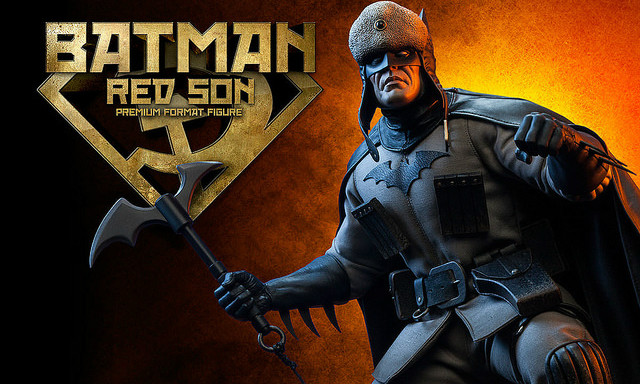 Sideshow Collectibles【红之子 蝙蝠侠】Batman Red Son 1/4 全身雕像