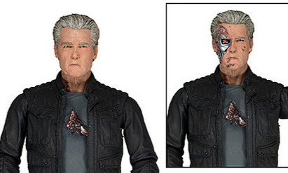 NECA【终结者T-800】终结者：创世契机 Pops T-800 7 寸人偶作品