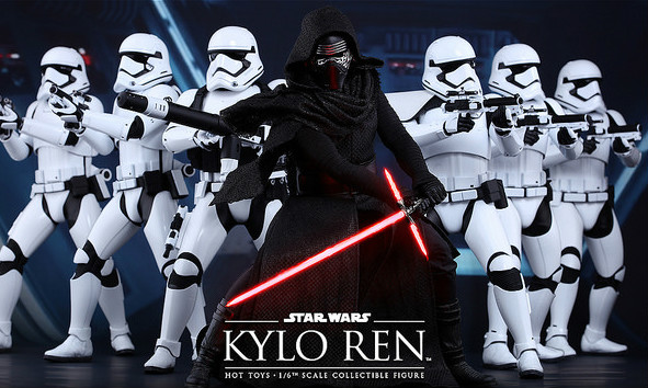 Hot Toys 星球大战七部曲:原力觉醒【凯洛·伦】1/6 Kylo Ren