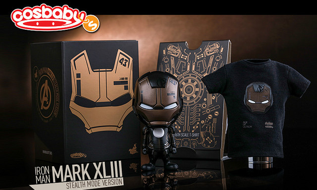 Hot Toys 【钢铁侠MK43 匿踪版】复仇者联盟2：奥创纪元 Cosbaby